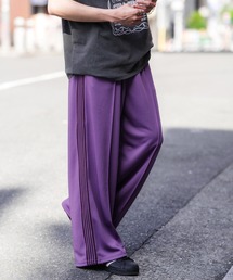 SIDEWAY STANCE（サイドウェイスタンス）の「【SIDEWAY STANCE】ラインジャージ ワイド トラックパンツ（その他パンツ）」