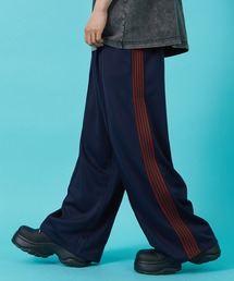 SIDEWAY STANCE（サイドウェイスタンス）の「【SIDEWAY STANCE】ラインジャージ ワイド トラックパンツ（その他パンツ）」