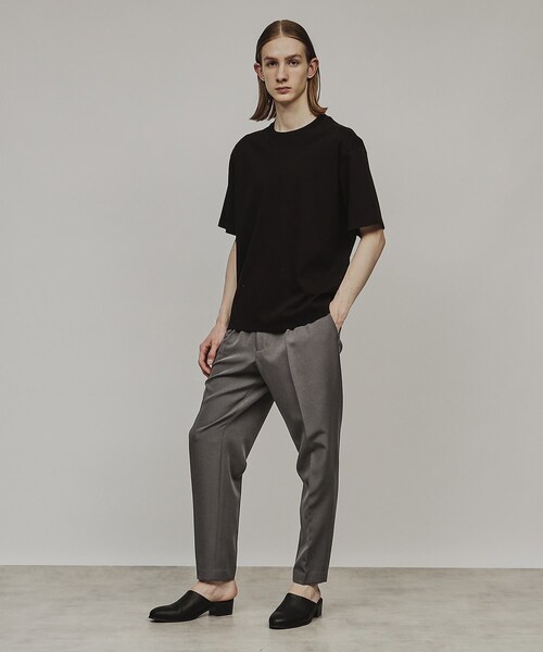 tk.TAKEO KIKUCHI（ティーケータケオキクチ）の「◆360度ストレッチワイドテーパードパンツ（スラックス・メンズ・グレー/ブルー/ブラック/ダークブラウン・04/01/02/03）」の7枚目の写真