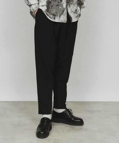 tk.TAKEO KIKUCHI（ティーケータケオキクチ）の「◆360度ストレッチワイドテーパードパンツ（スラックス・メンズ・グレー/ブルー/ブラック/ダークブラウン・04/01/02/03）」の10枚目の写真