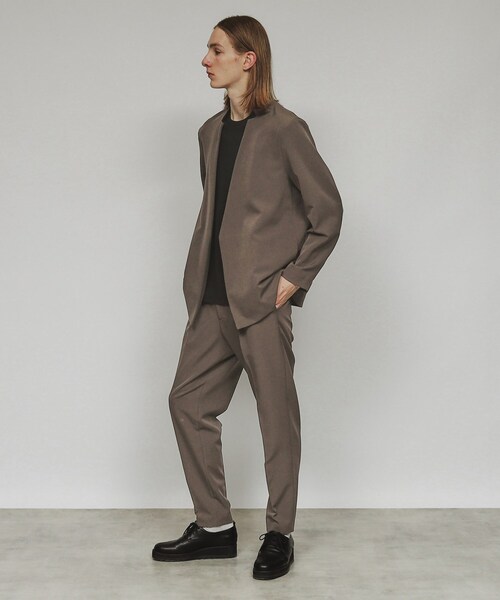 tk.TAKEO KIKUCHI（ティーケータケオキクチ）の「◆360度ストレッチワイドテーパードパンツ（スラックス・メンズ・グレー/ブルー/ブラック/ダークブラウン・04/01/02/03）」の15枚目の写真