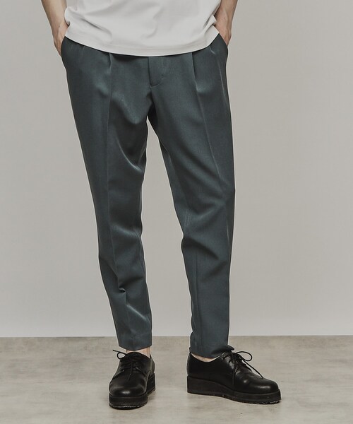 tk.TAKEO KIKUCHI（ティーケータケオキクチ）の「◆360度ストレッチワイドテーパードパンツ（スラックス・メンズ・グレー/ブルー/ブラック/ダークブラウン・04/01/02/03）」の18枚目の写真