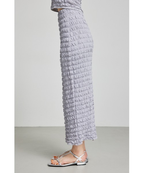 rienda（リエンダ）の「ポップコーンニットスカート 夏服 秋服（スカート・レディース・ピンク/ホワイト/ブルー/ブラック・FREE）」の16枚目の写真