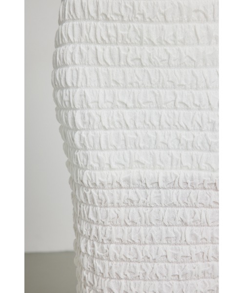 rienda（リエンダ）の「ポップコーンニットスカート 夏服 秋服（スカート・レディース・ピンク/ホワイト/ブルー/ブラック・FREE）」の8枚目の写真