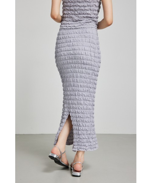 rienda（リエンダ）の「ポップコーンニットスカート 夏服 秋服（スカート・レディース・ピンク/ホワイト/ブルー/ブラック・FREE）」の14枚目の写真