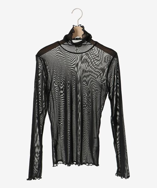 le.coeur blanc(ルクールブラン)の「シアータートル(Tシャツ/カットソー・レディース・ブラック/グレー/オフホワイト/サックスブルー/ホワイト/ネイビー・38)」の19枚目の写真