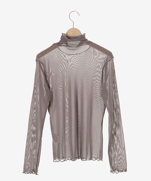 le.coeur blanc(ルクールブラン)の「シアータートル(Tシャツ/カットソー・レディース・ブラック/グレー/オフホワイト/サックスブルー/ホワイト/ネイビー・38)」の13枚目の写真