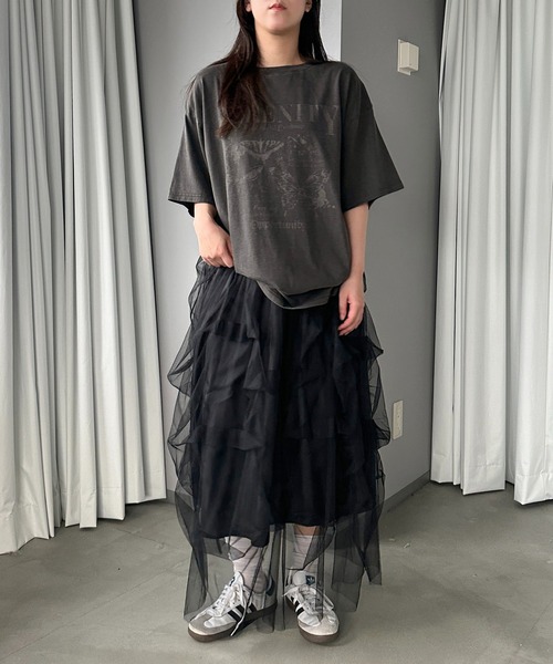 apres jour mignon(アプレジュールミニョン)の「デザインチュールスカート【ZOZOTOWN限定アイテム】(スカート・レディース・グレー/ブラック/アイボリー・MEDIUM/X-LARGE/SMALL)」の16枚目の写真