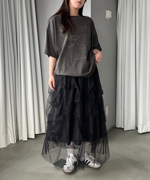 apres jour mignon(アプレジュールミニョン)の「デザインチュールスカート【ZOZOTOWN限定アイテム】(スカート・レディース・グレー/ブラック/アイボリー・MEDIUM/X-LARGE/SMALL)」の18枚目の写真