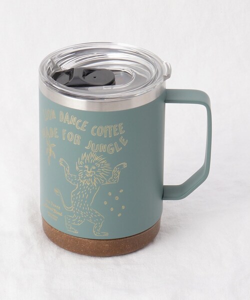 212 KITCHEN STORE(トゥワントゥキッチンストア)の「蓋つきカフェマグ ライオンダンス SE(グラス/マグカップ/タンブラー・レディース・その他・00)」の1枚目の写真