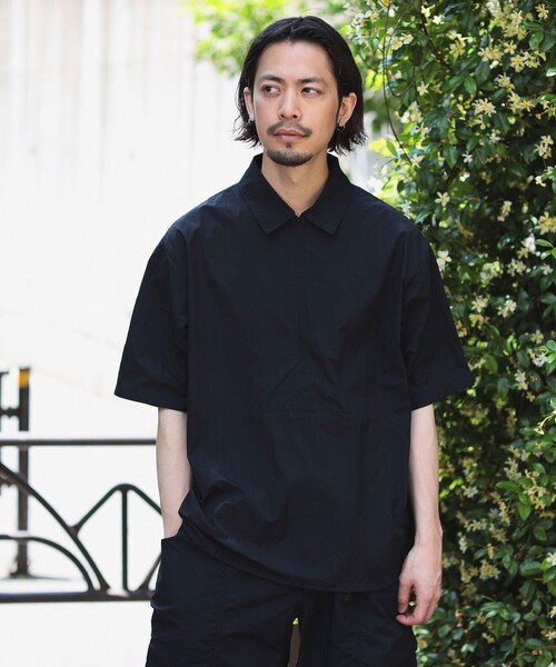 B:MING by BEAMS(ビーミングバイビームス)の「B:MING by BEAMS / ランド アンド ウォーター 撥水ナイロン プルオーバー シャツ(シャツ/ブラウス・メンズ・ブラック/ブルー系その他・SMALL/X-LARGE/LARGE/MEDIUM)」の18枚目の写真