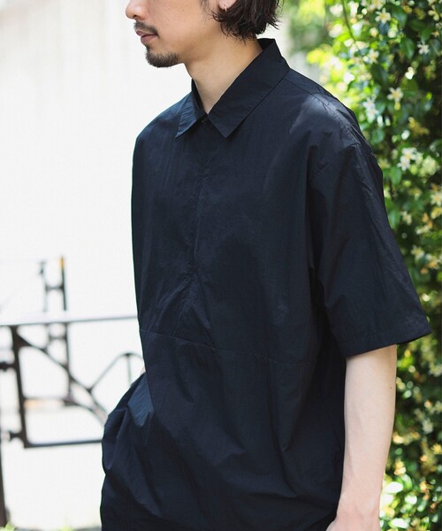 B:MING by BEAMS(ビーミングバイビームス)の「B:MING by BEAMS / ランド アンド ウォーター 撥水ナイロン プルオーバー シャツ(シャツ/ブラウス・メンズ・ブラック/ブルー系その他・SMALL/X-LARGE/LARGE/MEDIUM)」の16枚目の写真