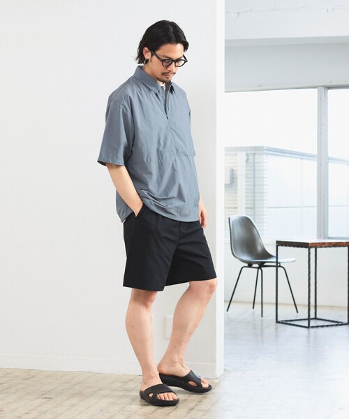 B:MING by BEAMS(ビーミングバイビームス)の「B:MING by BEAMS / ランド アンド ウォーター 撥水ナイロン プルオーバー シャツ(シャツ/ブラウス・メンズ・ブラック/ブルー系その他・SMALL/X-LARGE/LARGE/MEDIUM)」の14枚目の写真