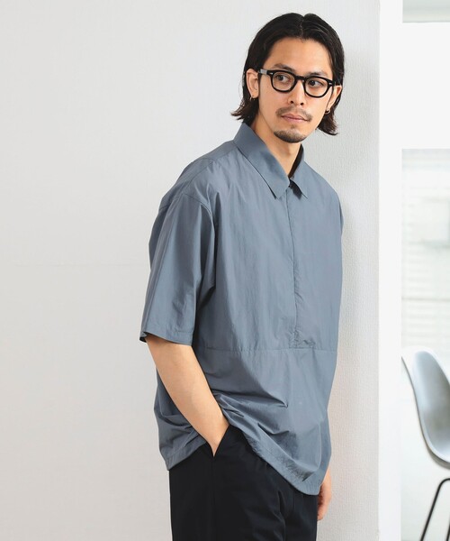 B:MING by BEAMS(ビーミングバイビームス)の「B:MING by BEAMS / ランド アンド ウォーター 撥水ナイロン プルオーバー シャツ(シャツ/ブラウス・メンズ・ブラック/ブルー系その他・SMALL/X-LARGE/LARGE/MEDIUM)」の8枚目の写真