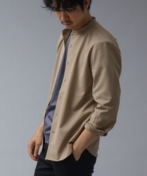 NOLLEY'S goodman | 【ACTIVE SECT】《限定展開 / 速乾 / 防シワ》”ALL TIME DRY” スリムバンドカラーシャツ(シャツ/ブラウス)