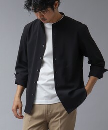 NOLLEY'S goodman（ノーリーズグッドマン）の「【ACTIVE SECT】《限定展開 / 速乾 / 防シワ》”ALL TIME DRY” スリムバンドカラーシャツ（シャツ/ブラウス・メンズ）」