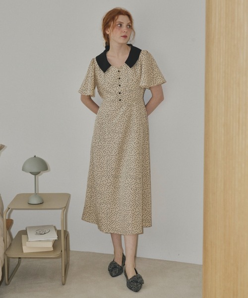 idem（イデム）の「cutie heart dot onepiece/ハートドット