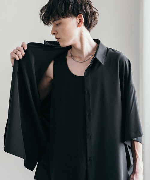 Rocky Monroe(ロッキーモンロー)の「ビッグシルエットタンクトップ(タンクトップ・メンズ・ブラック/チャコール/ネイビー/ホワイト・M/L)」の14枚目の写真