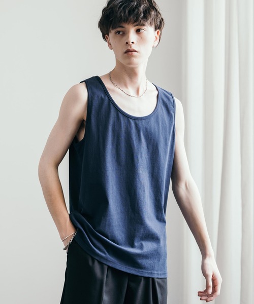 Rocky Monroe(ロッキーモンロー)の「ビッグシルエットタンクトップ(タンクトップ・メンズ・ブラック/チャコール/ネイビー/ホワイト・M/L)」の20枚目の写真