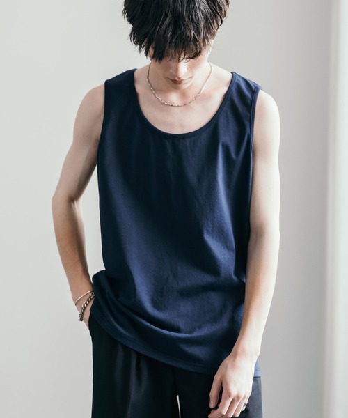 Rocky Monroe(ロッキーモンロー)の「ビッグシルエットタンクトップ(タンクトップ・メンズ・ブラック/チャコール/ネイビー/ホワイト・M/L)」の21枚目の写真