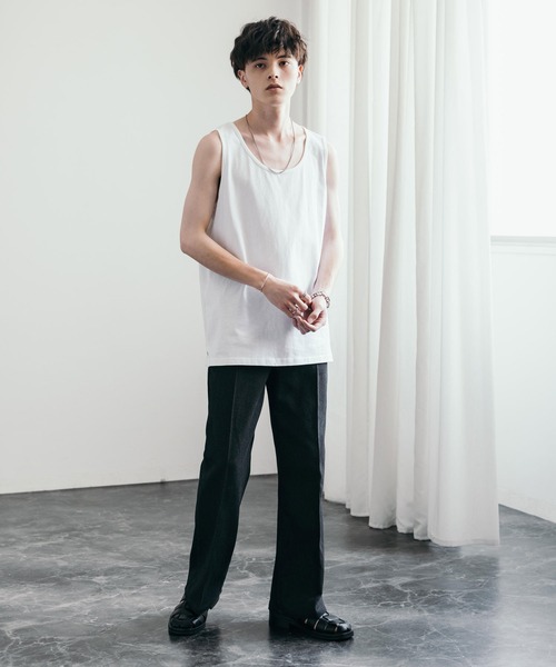 Rocky Monroe(ロッキーモンロー)の「ビッグシルエットタンクトップ(タンクトップ・メンズ・ブラック/チャコール/ネイビー/ホワイト・M/L)」の7枚目の写真