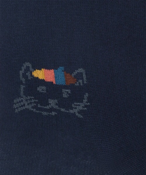Paul Smith(ポールスミス)の「アーティストストライプ キャット ソックス / 240608 DRO(ソックス/靴下・メンズ・ダークグリーン/ブラック/ネイビー・25-27)」の6枚目の写真