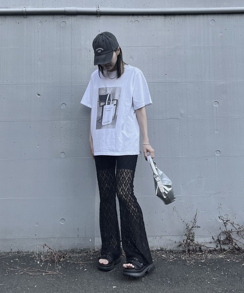 セール】【ZOZO限定カラー有】レースフレアパンツ／lace flare