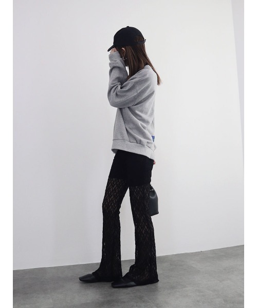 ZOZO限定カラー有】レースフレアパンツ／lace flare pants