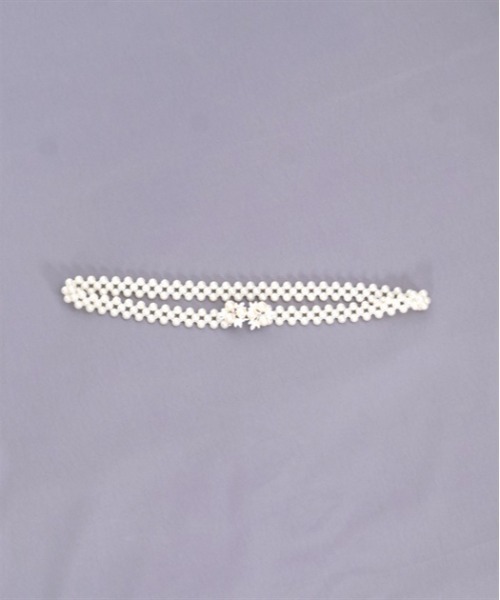 axes femme POETIQUE（アクシーズファムポエティック）の「パールゴムベルト（ベルト・レディース・シルバー/ゴールド・FREE）」の10枚目の写真