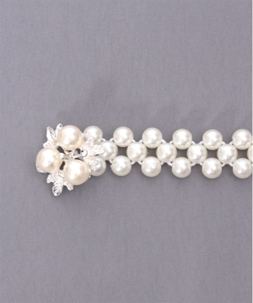 axes femme POETIQUE（アクシーズファムポエティック）の「パールゴムベルト（ベルト・レディース・シルバー/ゴールド・FREE）」の11枚目の写真