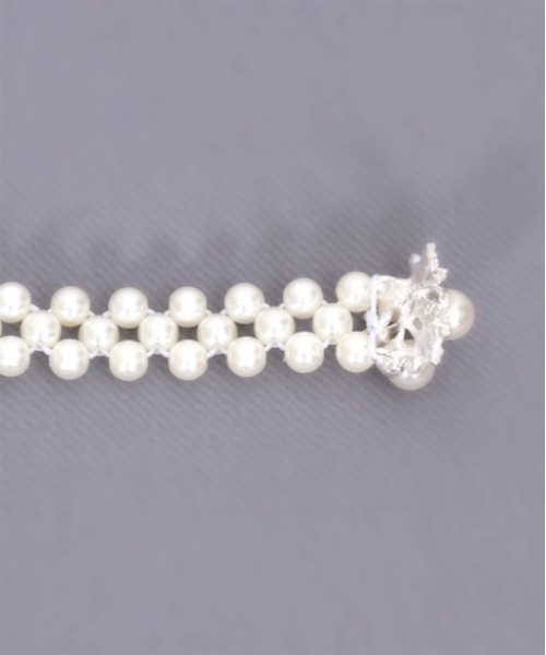 axes femme POETIQUE（アクシーズファムポエティック）の「パールゴムベルト（ベルト・レディース・シルバー/ゴールド・FREE）」の15枚目の写真