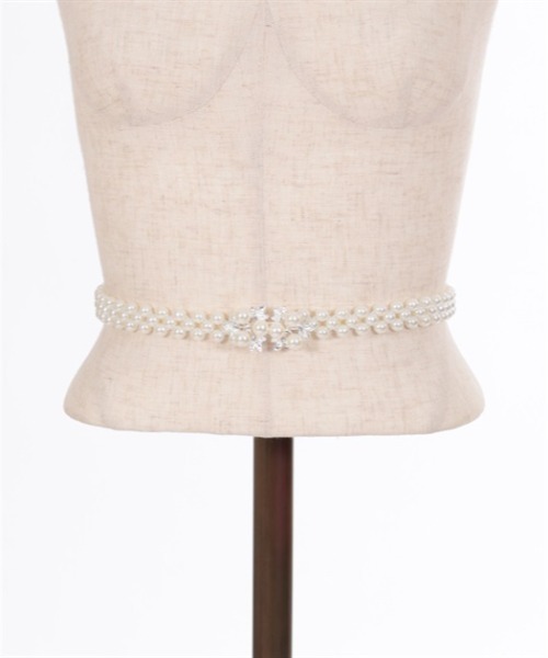 axes femme POETIQUE（アクシーズファムポエティック）の「パールゴムベルト（ベルト・レディース・シルバー/ゴールド・FREE）」の16枚目の写真