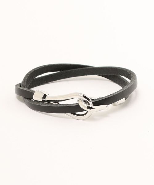 MUTURA（ムツラ）の「レザーフックブレスレット（ブレスレット・メンズ・ホワイト/ブラウン/キャメル/レッド/ブラック・ONE SIZE）」の11枚目の写真