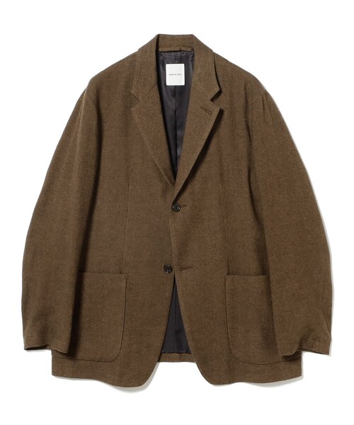 sage de cret(サージュデクレ)の「sage de cret / Wool/Linen Tumbler Tailored Jacket(テーラードジャケット・メンズ・ブラウン・SMALL/LARGE/MEDIUM)」の2枚目の写真