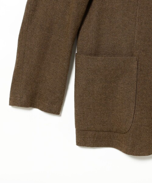 sage de cret(サージュデクレ)の「sage de cret / Wool/Linen Tumbler Tailored Jacket(テーラードジャケット・メンズ・ブラウン・SMALL/LARGE/MEDIUM)」の4枚目の写真