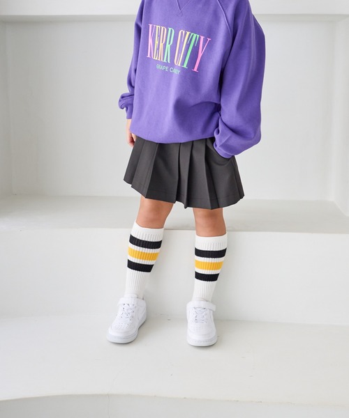 LOWRYS FARM（ローリーズファーム）の「ＴＲプリーツスカート　138085（スカート・キッズ・ベージュ/ネイビー/ブラック/グレー・110cm/120cm/130cm/140cm/150cm）」の16枚目の写真