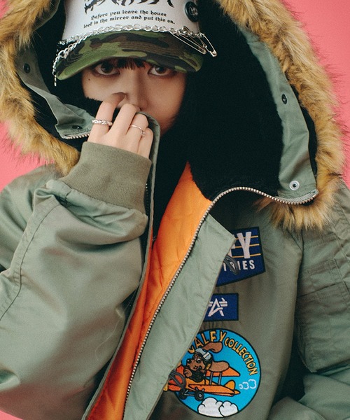 GALFY（ガルフィー）の「【GALFY/ガルフィー】INU-2B（ブルゾン・メンズ・ブラック/カーキ/シルバー・L/XL）」の2枚目の写真