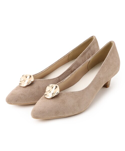 grove（グローブ）の「◆メタルパーツパンプス【シューズクリップ取り外し可】（パンプス・レディース・ベージュ系3/ブラック系3・M/L/S）」の3枚目の写真