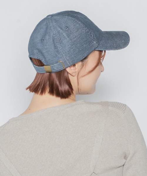 14+(イチヨンプラス)の「デニム風コーデュロイローキャップ(キャップ・レディース・ベージュ/ネイビー/ブルー/ブラック・MEDIUM)」の17枚目の写真