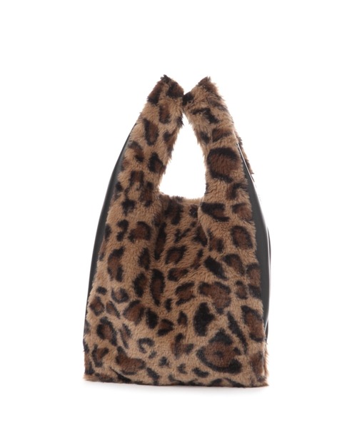 LAKOLE（ラコレ）の「ファーチェーンショルダーバッグ / 132243（ショルダーバッグ・レディース・オフホワイト/グレー/ライトグリーン/レオパード・FREE）」の14枚目の写真