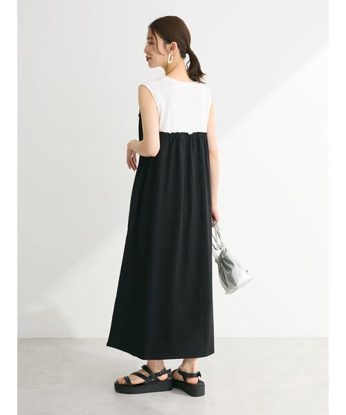 Sugar spoon（シュガースプーン）の「・SUGAR　SPOON　<COOL>ドッキングワンピ（ワンピース・レディース・オフホワイト/チャコールグレー/ブラック・FREE）」の10枚目の写真