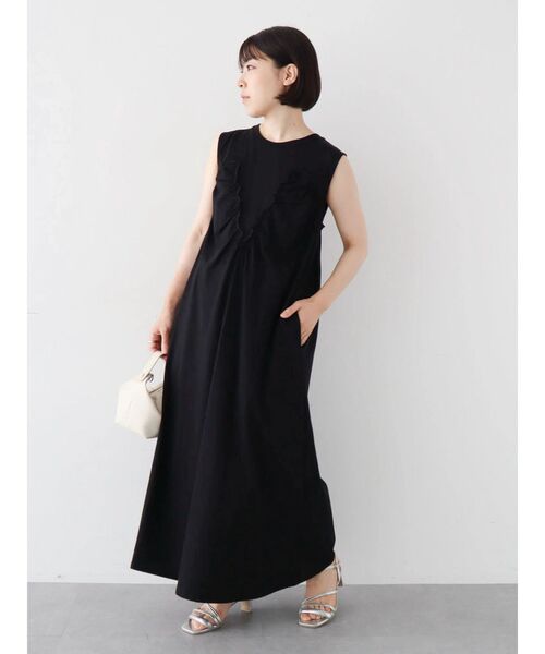 Sugar spoon（シュガースプーン）の「・SUGAR　SPOON　<COOL>ドッキングワンピ（ワンピース・レディース・オフホワイト/チャコールグレー/ブラック・FREE）」の20枚目の写真