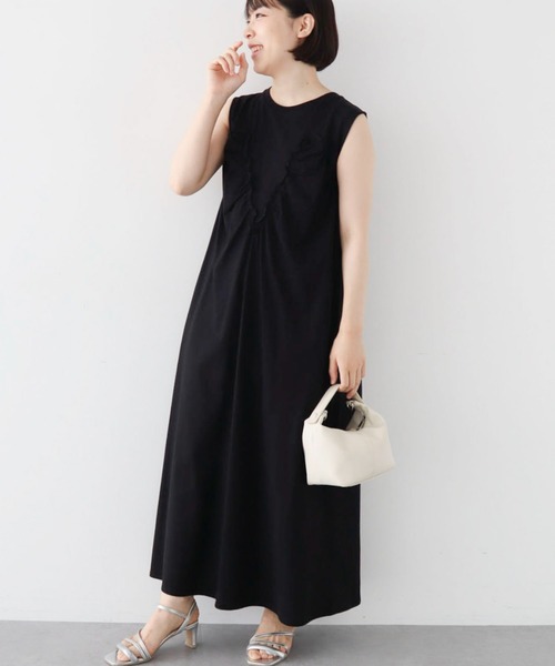 Sugar spoon（シュガースプーン）の「・SUGAR　SPOON　<COOL>ドッキングワンピ（ワンピース・レディース・オフホワイト/チャコールグレー/ブラック・FREE）」の2枚目の写真