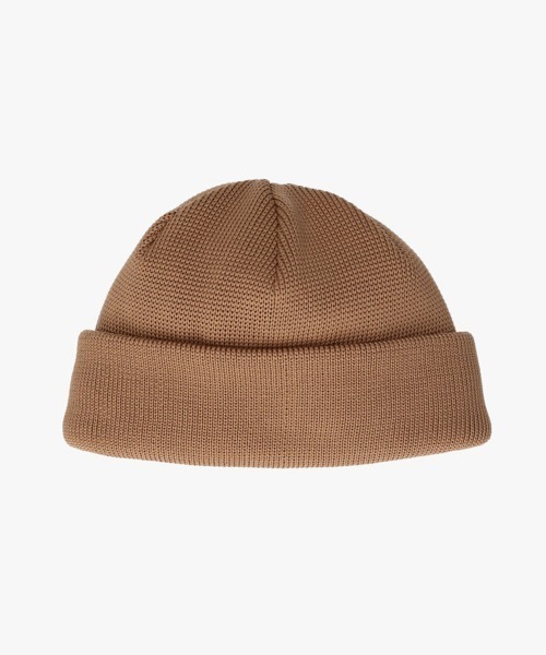 OVERRIDE（オーバーライド）の「OVERRIDE  REP 2WAY BEANIE / オーバーライド（ニットキャップ/ビーニー・メンズ・ブルー/ライトブラウン/グレー/ブラック・58cm）」の3枚目の写真