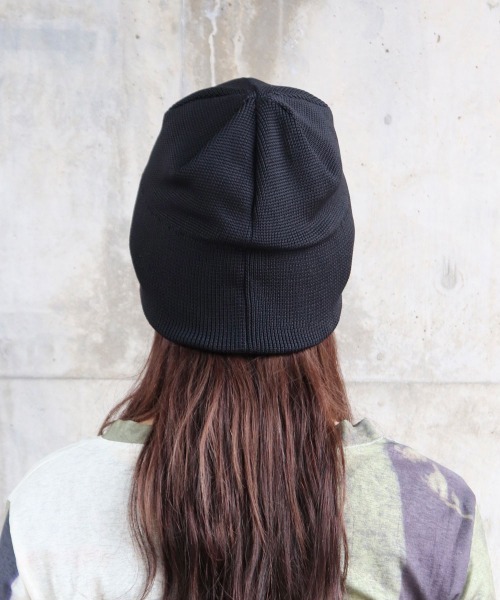 OVERRIDE（オーバーライド）の「OVERRIDE  REP 2WAY BEANIE / オーバーライド（ニットキャップ/ビーニー・メンズ・ブルー/ライトブラウン/グレー/ブラック・58cm）」の8枚目の写真