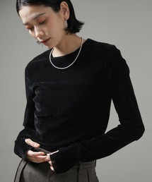 SALON adam et rope' | 【WEB限定】シアーベロアクルーネック(Tシャツ/カットソー)