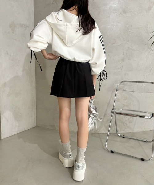 セール】袖リボンラインパーカー（パーカー）｜one after another NICE