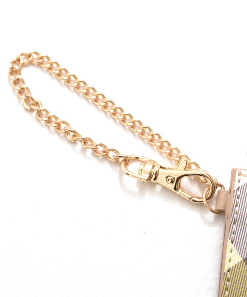 Arnold Palmer(アーノルドパーマー)の「バイアスチェック パスケース(パスケース・レディース・ブラック/ベージュ・F)」の6枚目の写真