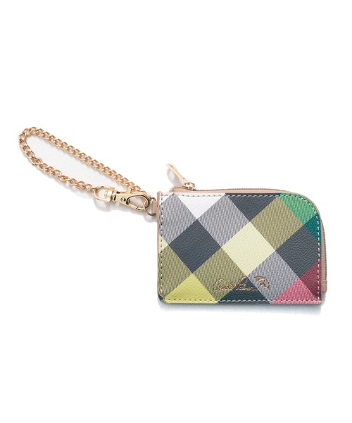 Arnold Palmer(アーノルドパーマー)の「バイアスチェック パスケース(パスケース・レディース・ブラック/ベージュ・F)」の8枚目の写真