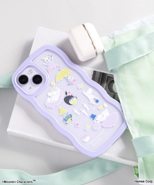 MOOMIN(ムーミン)の「iPhone 15/14/13 専用 ムーミン うねうね 2way スマホケース(スマホケース/カバー・レディース・ホワイト/ピンク/ミント/ラベンダー・iPhone 13/14/15)」の3枚目の写真